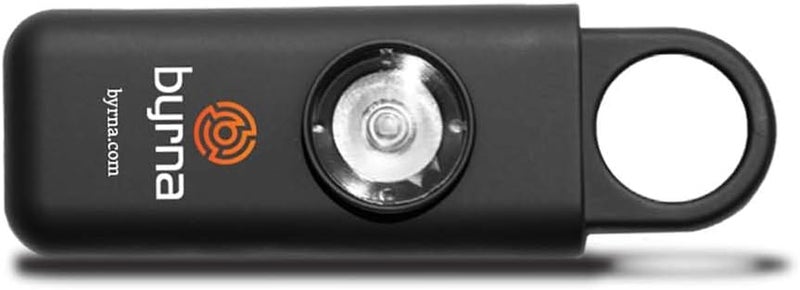 Byrna Banshee Personal Safety Alarm - 130 dB Loud Military Grade Self Defense Emergency Keychain Siren Device with LED Strobe Alert Light for Women, Men, Children, Elderly, Hikers and Runners (Black) - Image 3